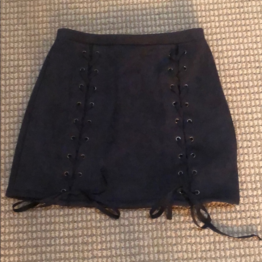 Honey punch blue skirt